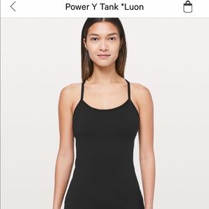 lululemon Power Y Tank